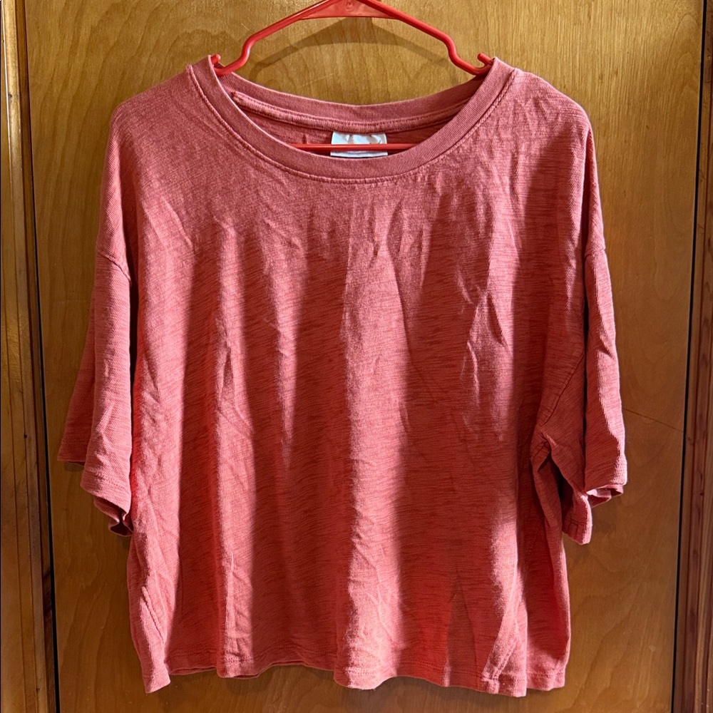 Universal Thread Women's Orange/Rust Short Sleeve Tee
